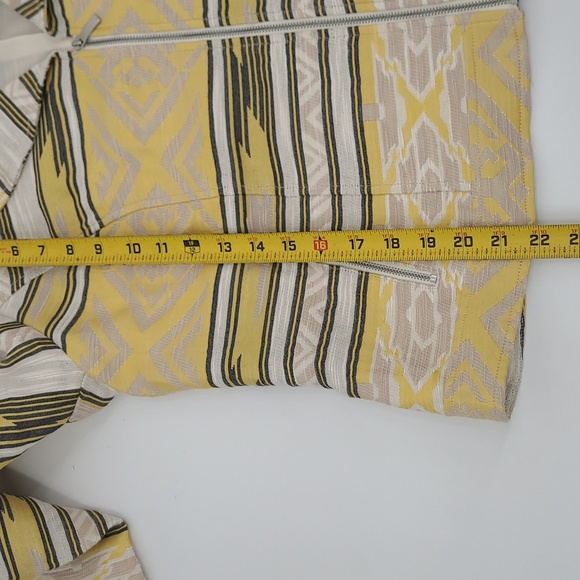 NWT Chico's Geometric Print Jacket Women's Size 2 Petite - Picture 10 of 11